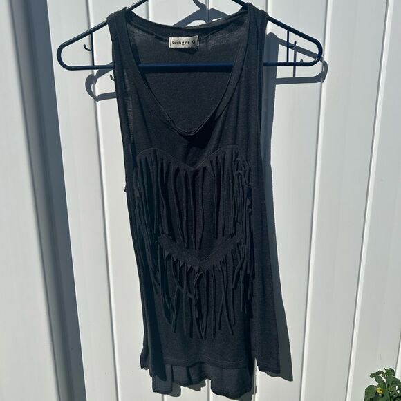 Ginger G tank top size small front heart design - Picture 1 of 7